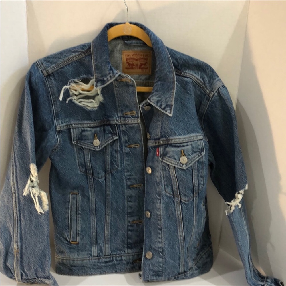 Levi’s Distressed Denim Jacket